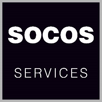 Logo socos servicesv Carte visite